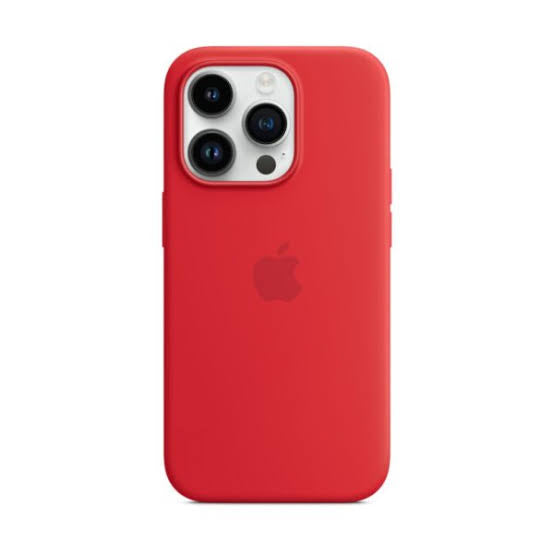Apple Silicone cobertor para iPhone 14 Pro - Rojo