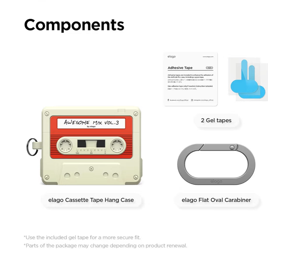 Elago cobertor de AirPods Pro 3 incluye mosquetón