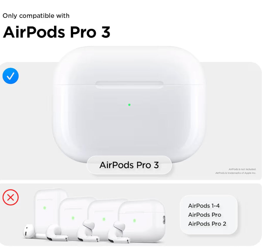 Elago cobertor transparente de AirPods Pro 3 con cordon incluido