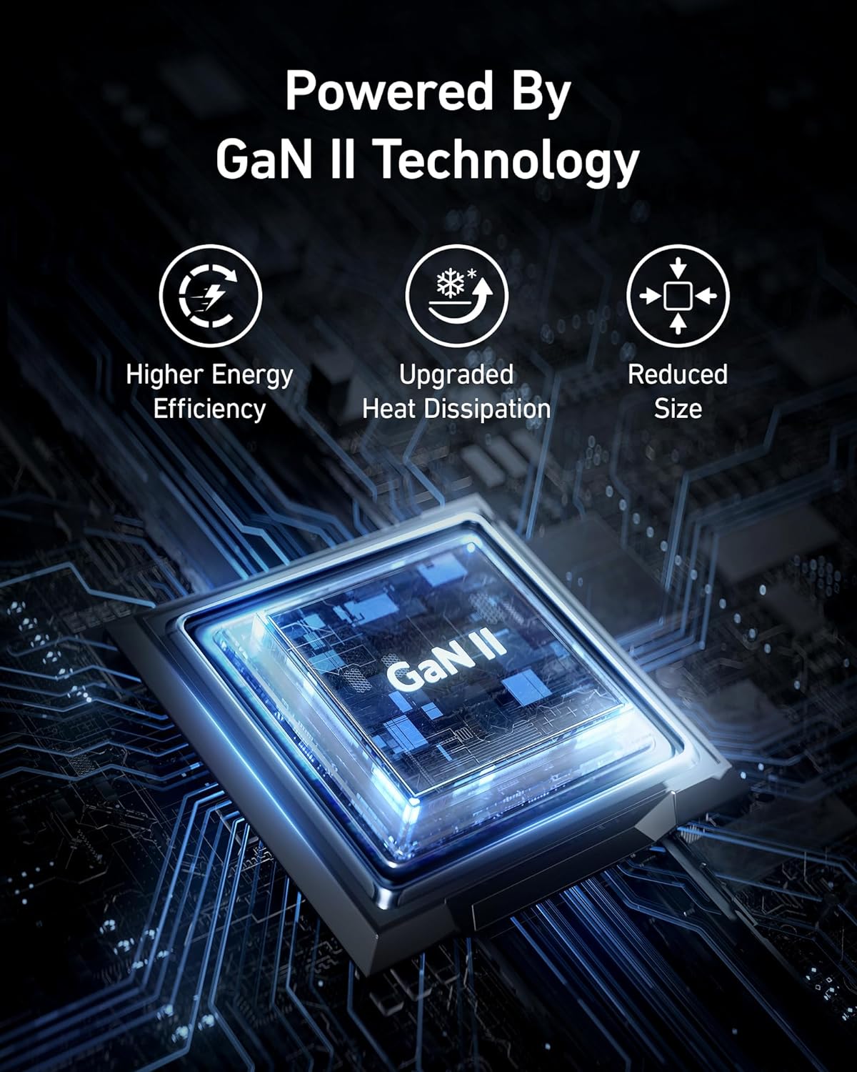 Anker Adaptador USB-C Nano II de 65 W 3 Puertos