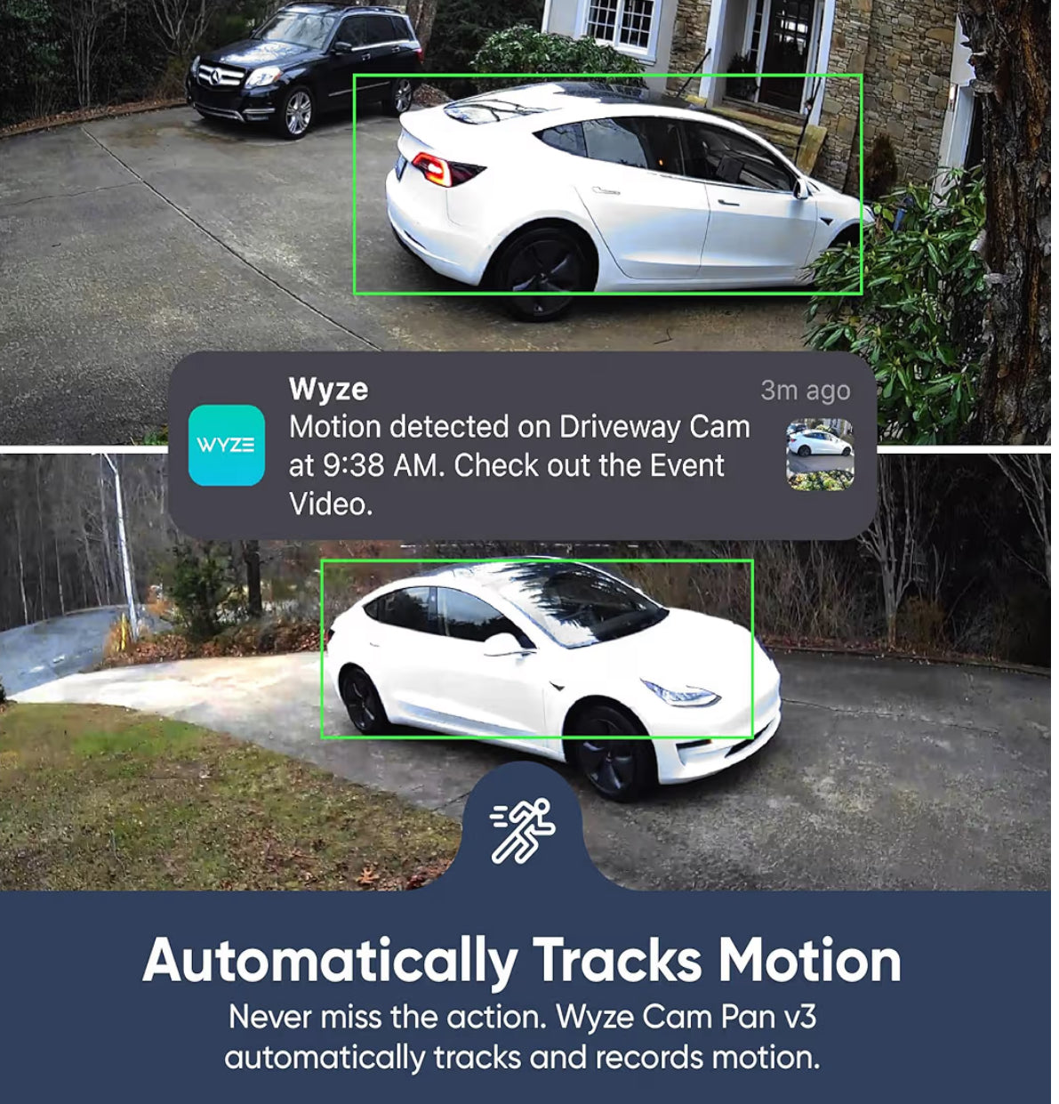 WYZE Cam Pan v3 IP65 1080P 360° Pan/Tilt/Zoom WiFi Cámara de seguridad inteligente para el hogar, seguimiento de movimiento para bebé/mascota, visión nocturna a color, funciona con Alexa y Google