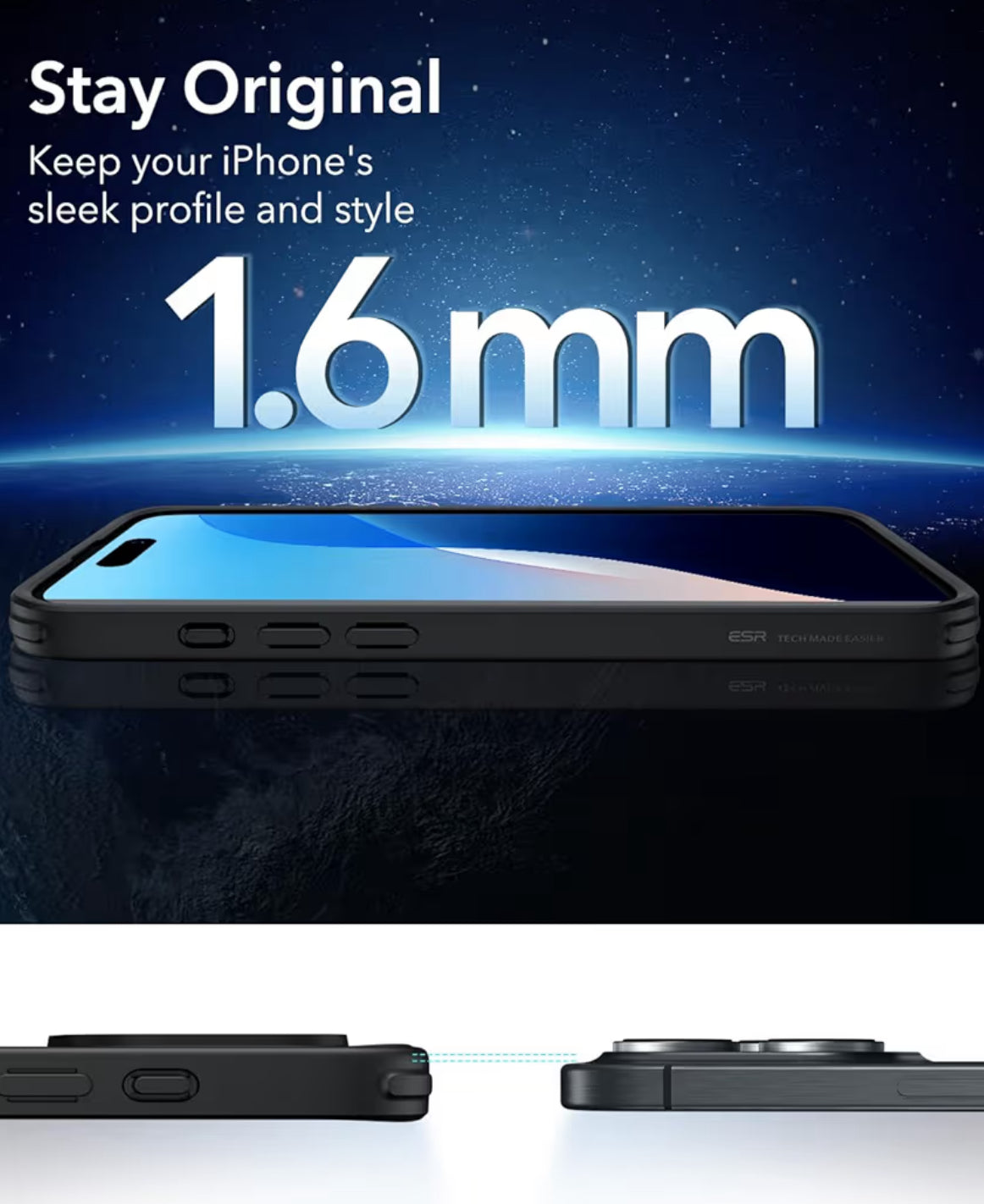 ESR Cobertor Hybrid para iPhone 16 Pro Max