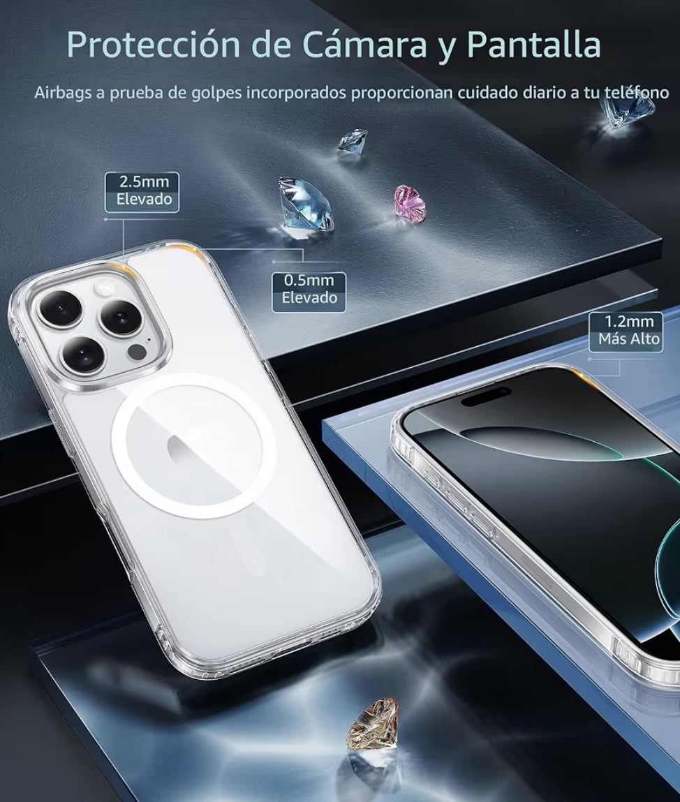 Apple Cobertor Clear MagSafe de iPhone 16 Pro transparente