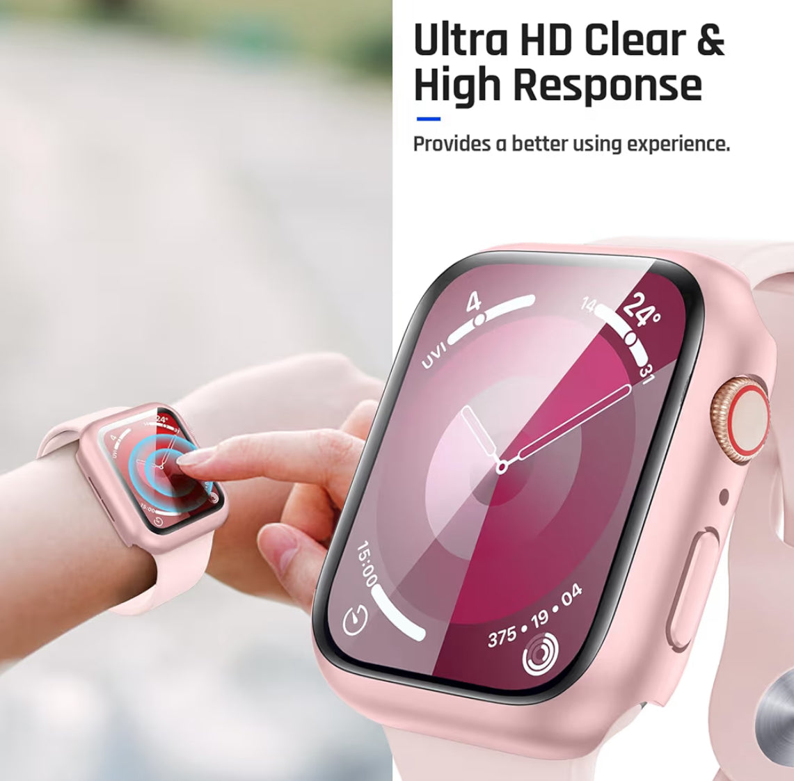 Spigen Cobertor de Apple Watch Rosado (40 mm)