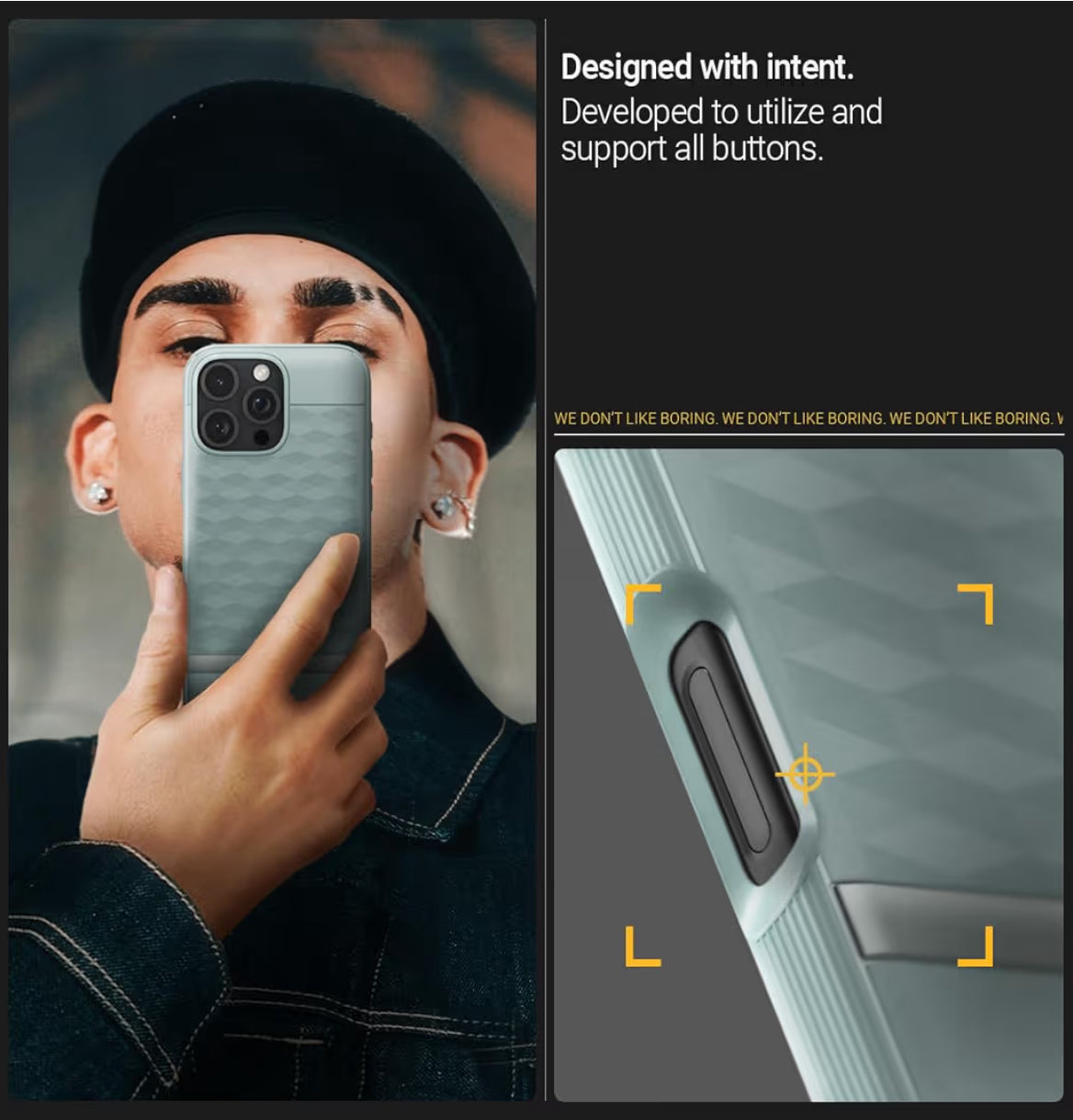 Caseology Parallax MagSafe cobertor de iPhone 16 Pro Max Verde sage