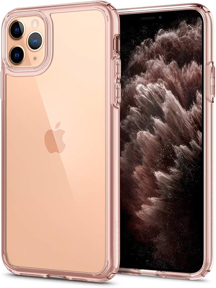 Spigen Ultra Hybrid - Cobertor para iPhone 11 Pro transparente