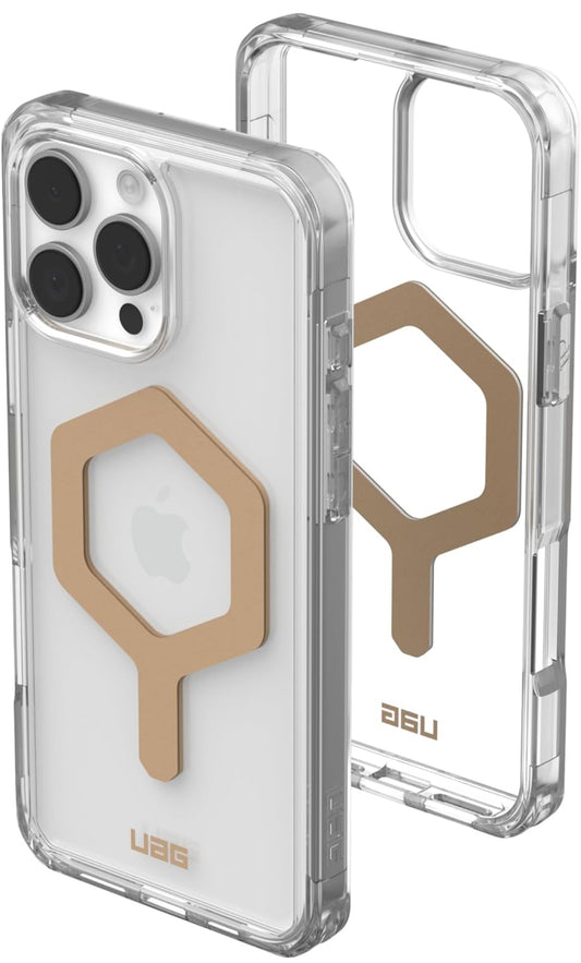 URBAN ARMOR GEAR UAG - Funda diseñada para iPhone 16 Pro de 6.3 pulgadas, compatible con carga MagSafe, resistente, delgada, antiamarilleamiento, transparente, a prueba de golpes, cubierta protectora
