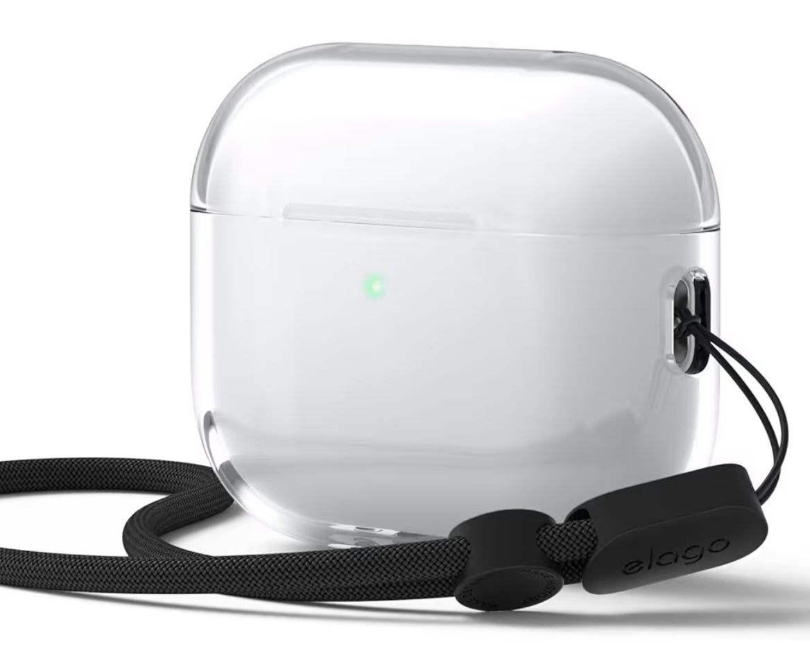 Elago cobertor transparente de AirPods Pro 3 con cordon incluido