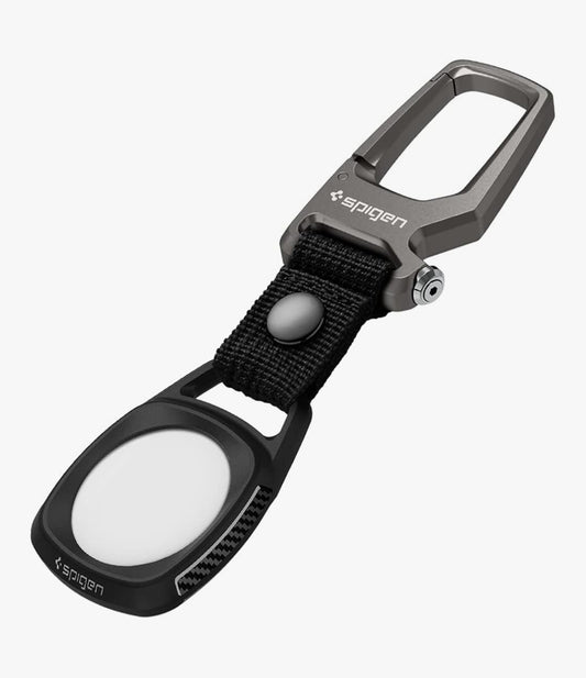 Spigen AirTag funda llavero y mosquetón para llaves, bolsos, carteras, collar de mascotas