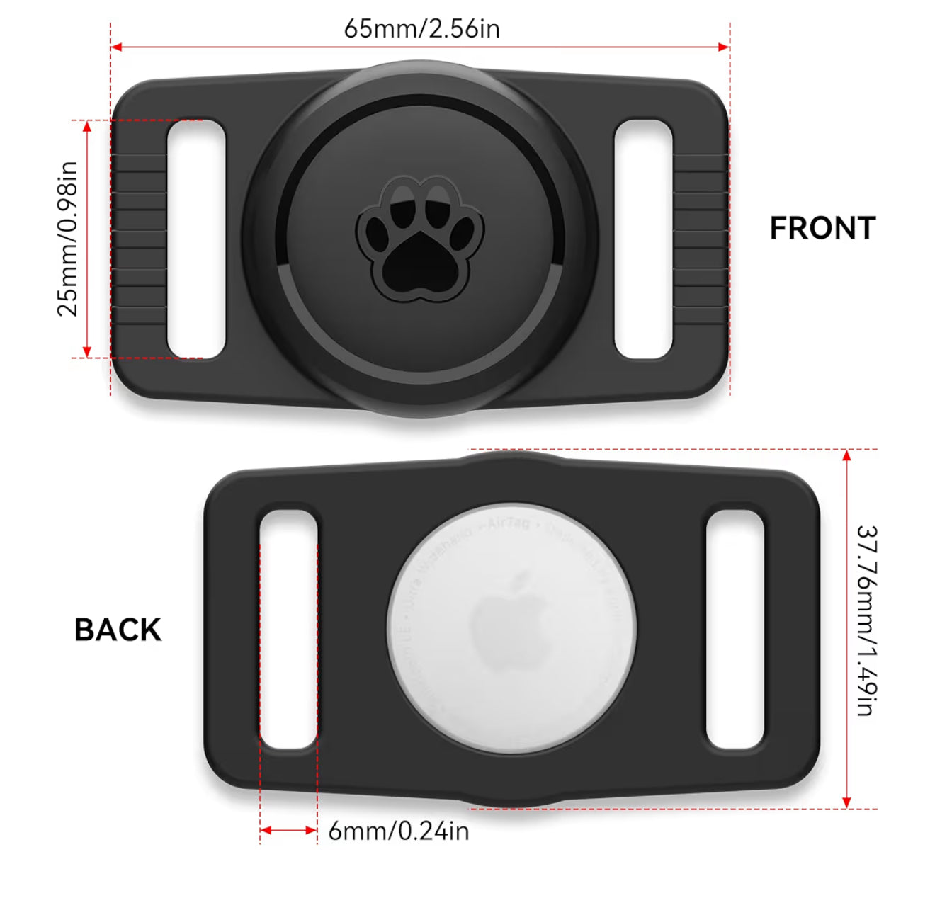 Adaptador de Collar de mascota para AirTag