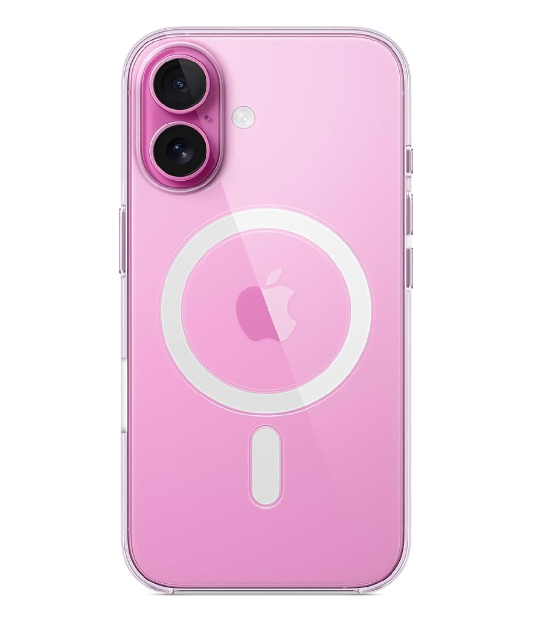 Apple Clear cobertor con MagSafe de iPhone 16 en Transparente