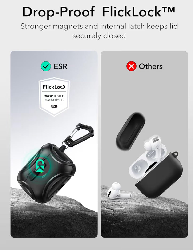 ESR Cobertor FlickLock de AirPods Pro (Gen 1/2)