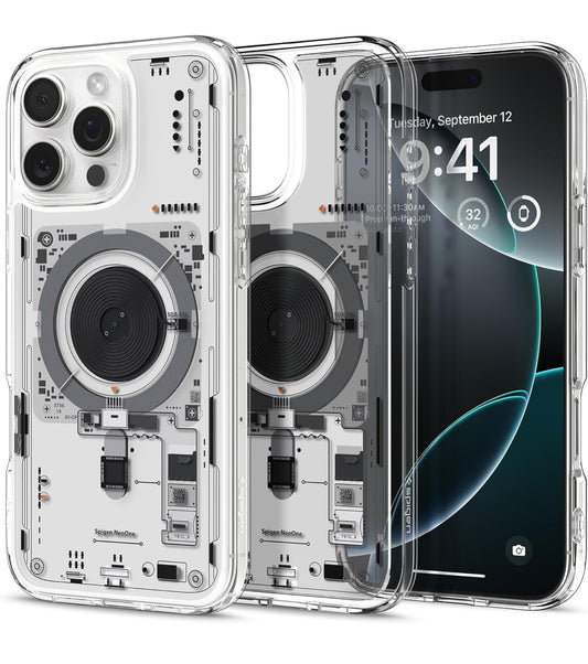 Spigen Funda para iPhone 16 Pro Max, ultra híbrida MagFit [compatible con Magsafe] [Anti-amarilleo] [Protección de grado militar] - Neo One