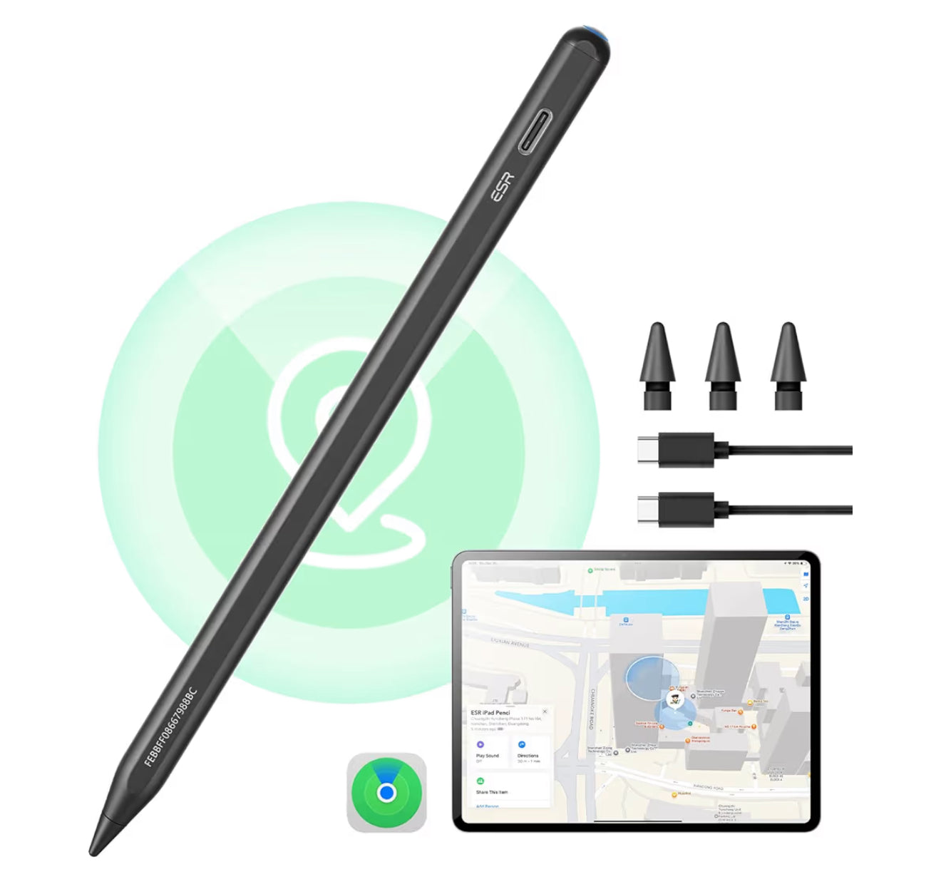 ESR Geo - Lápiz digital para iPad 2018-2025
