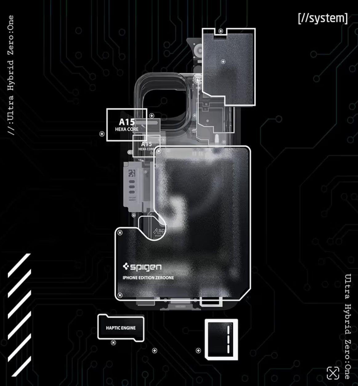 Spigen Ultra Hybrid cobertor de iPhone 13 Pro Max - Zero One