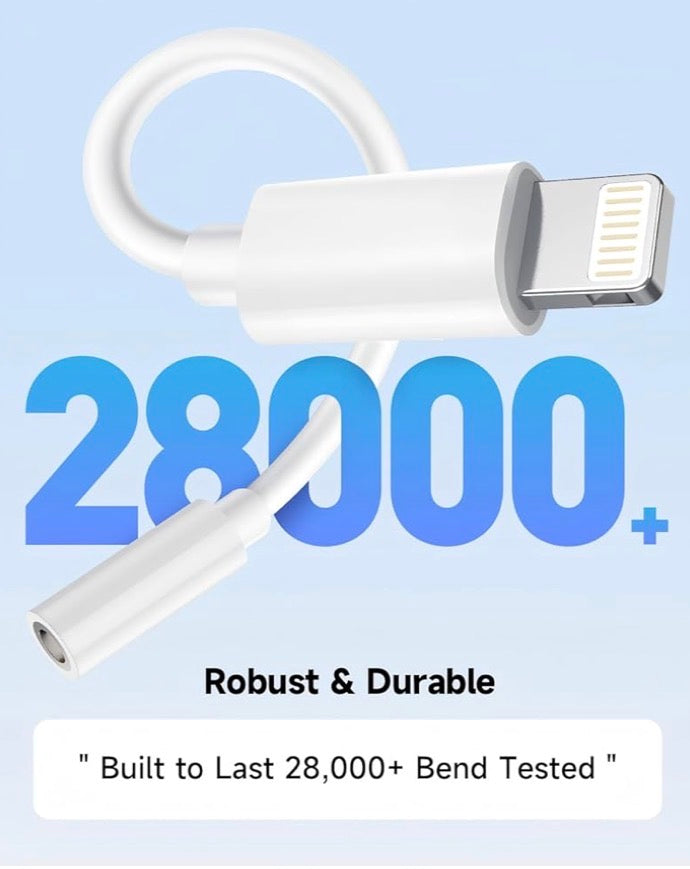 Apple Cable Lightning a Conector Jack Audífonos