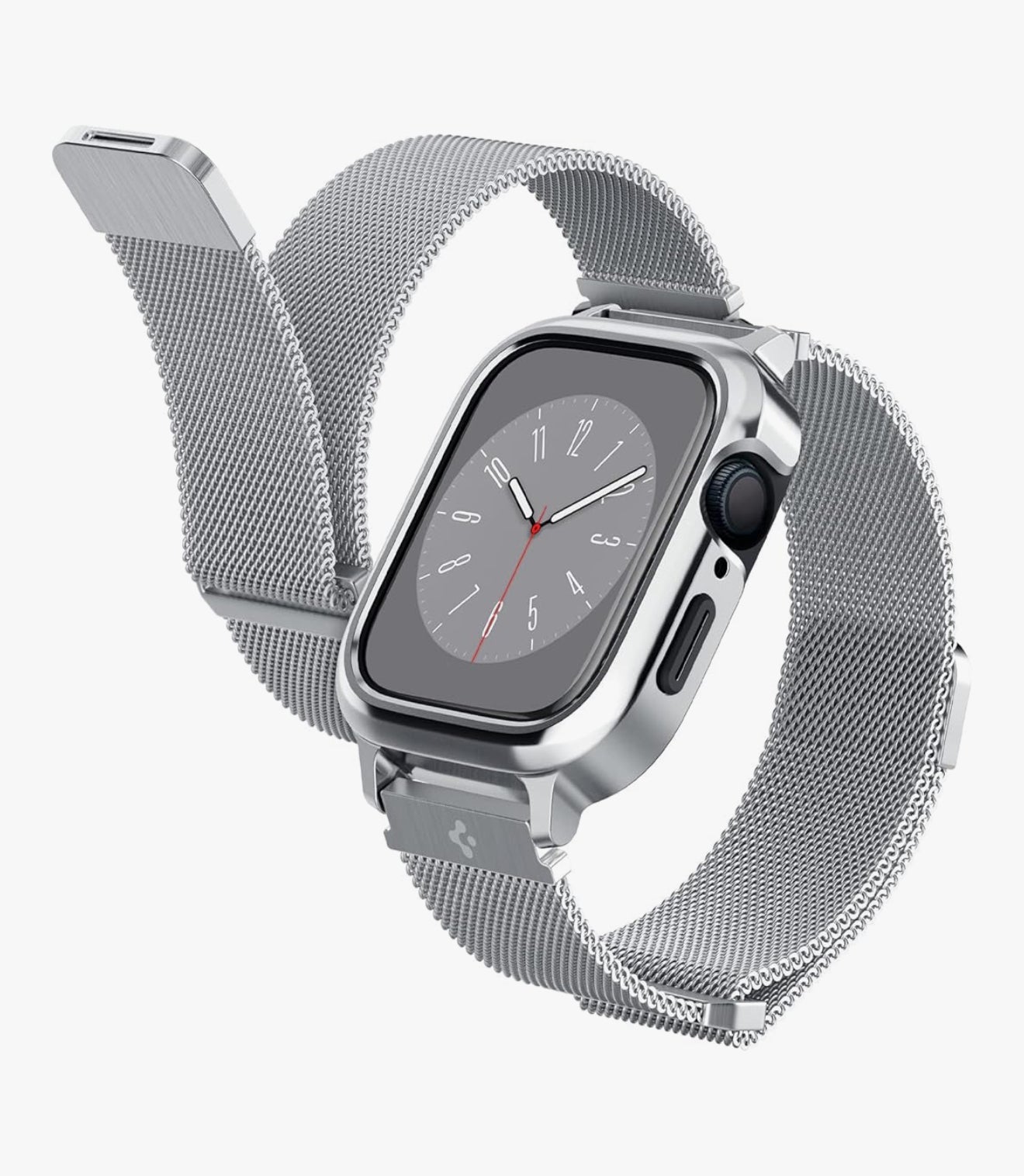 Spigen Metal Fit Pro Funda + Banda de Apple Watch Serie (45/44)