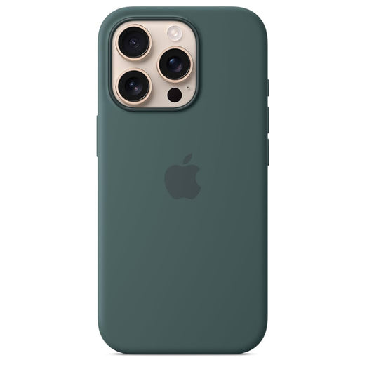 Apple Silicone cobertor para iPhone 14 Pro Cuero Verde Bosque