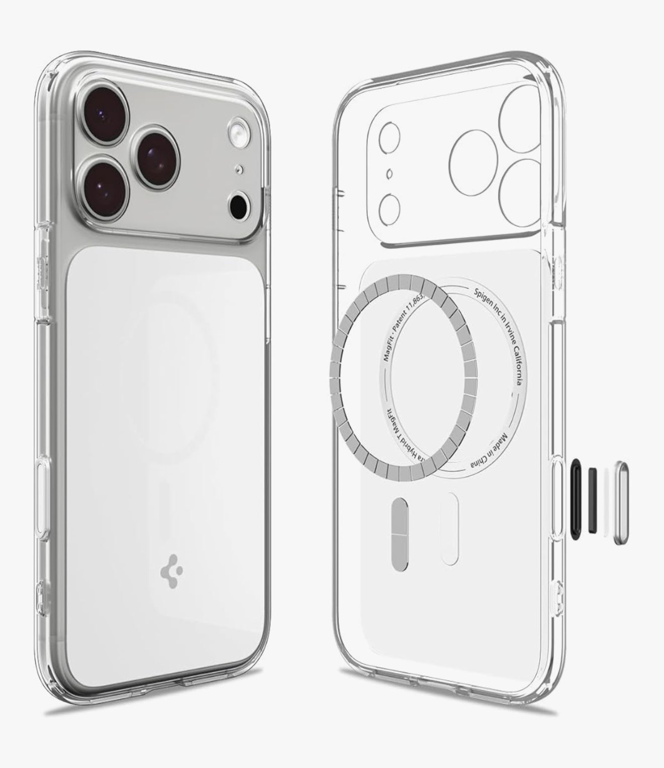 Spigen cobertor para iPhone 17 Pro Max, ultra híbrida MagFit [Control de cámara cubierta de TPU] [Anti-amarilleo] [Compatible con Magsafe]