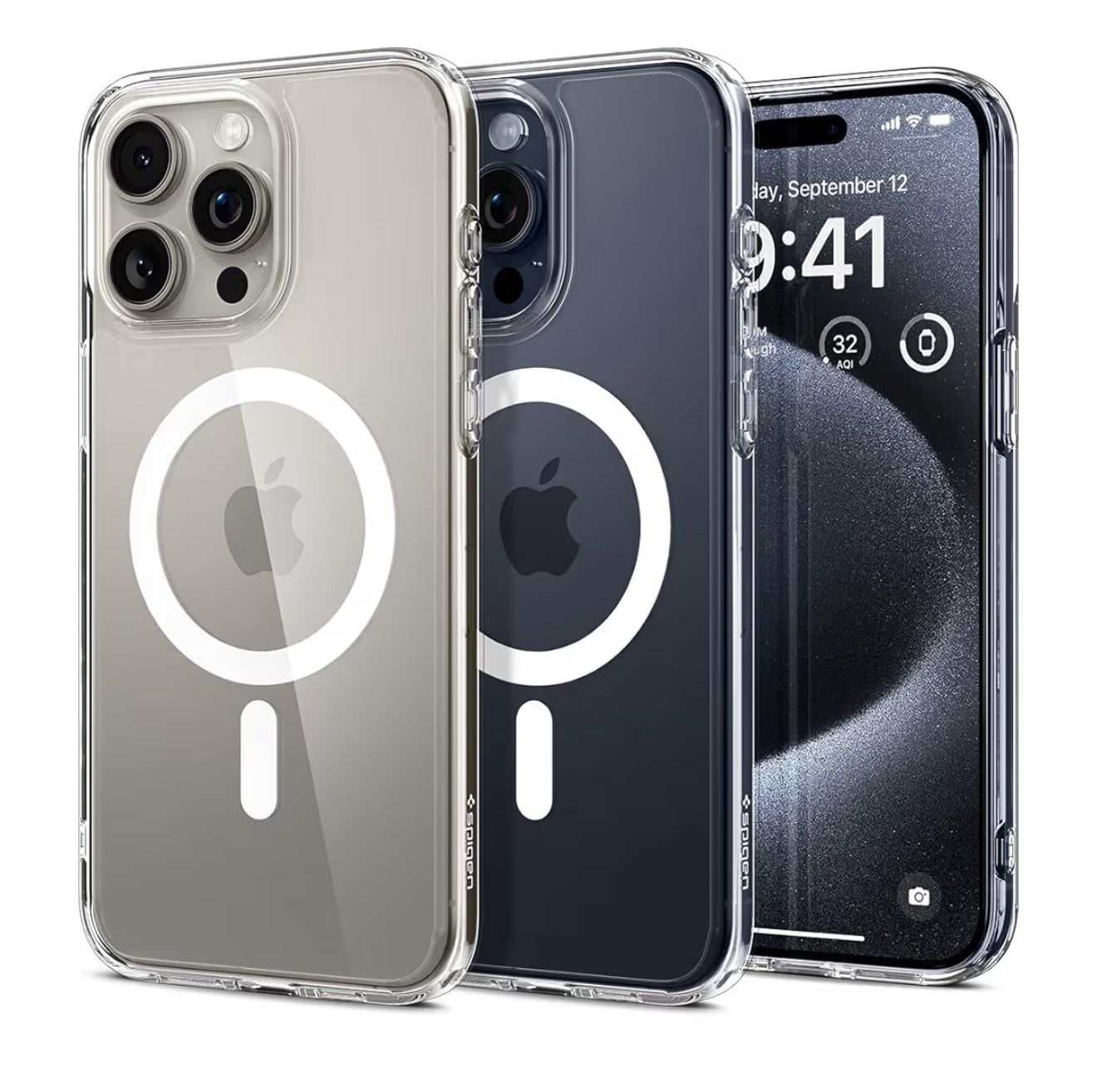 Spigen ultra Hybrid cobertor para iPhone 15 Pro Max - Transparente