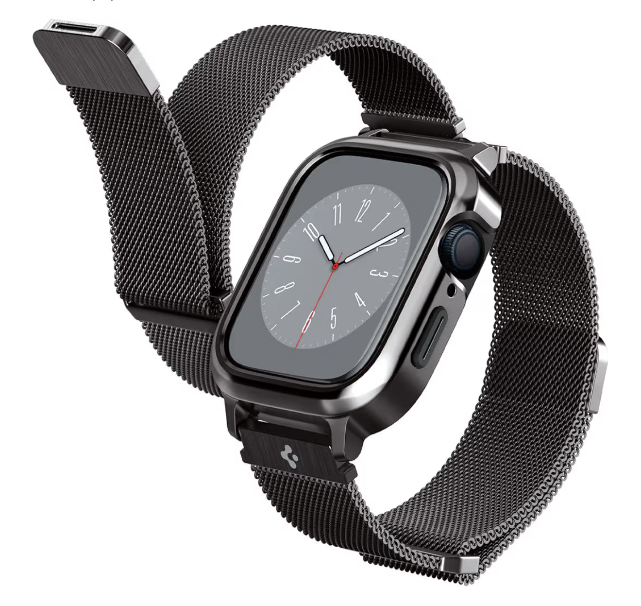 Spigen Metal Fit Pro Funda + Banda de Apple Watch Serie (45/44)