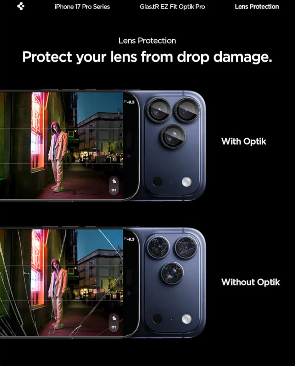 Spigen Lentes de iPhone 17/16/15/14 Pro Max - 17/16/15/14 Pro