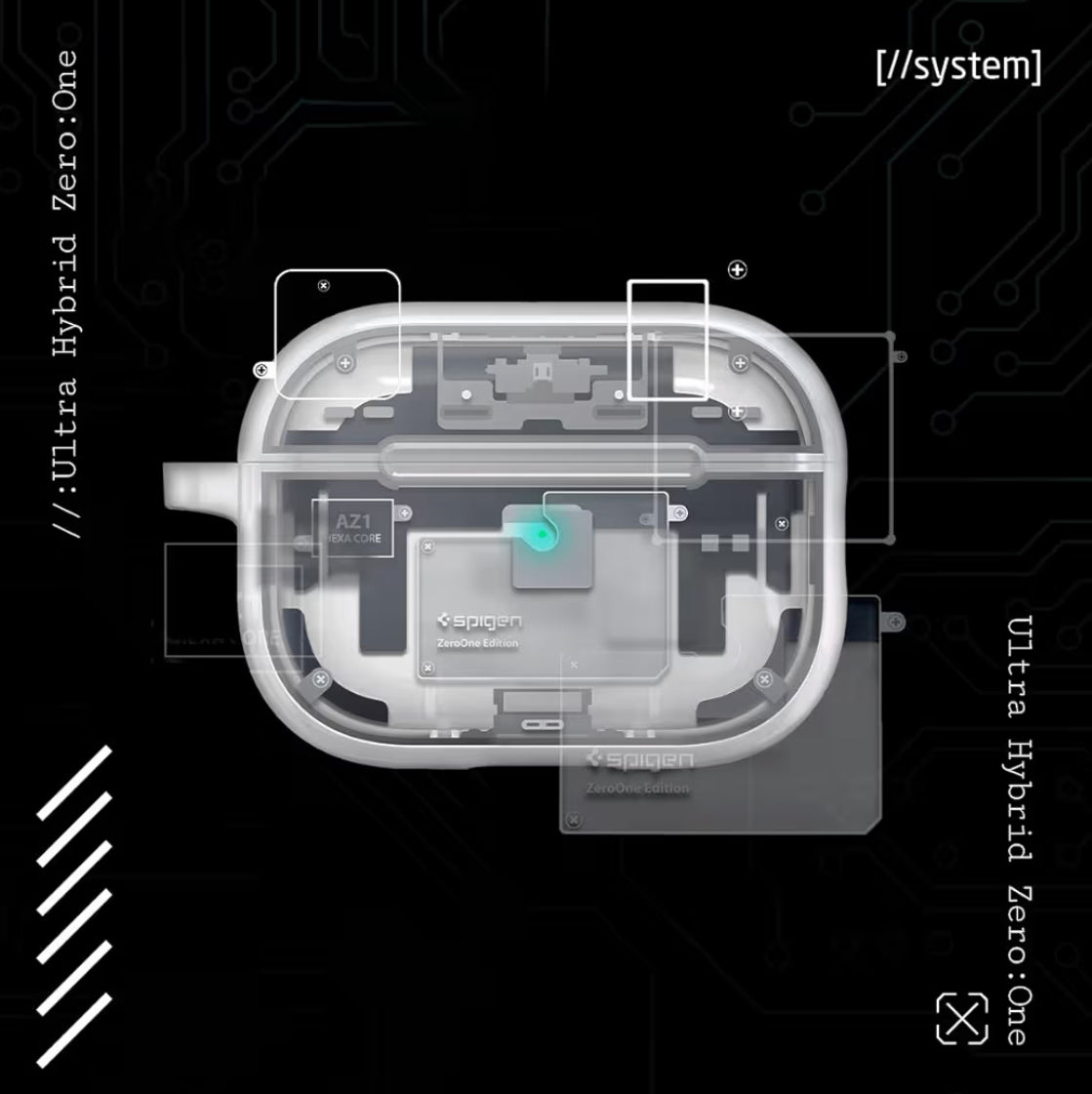 Spigen Ultra Hybrid cobertor magnético de AirPods Pro 2ª Gen 2022/2023