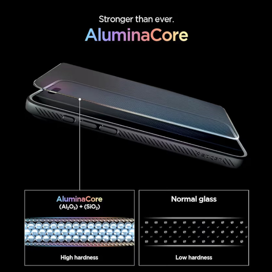 Spigen EZ FIT vidrio templado para iPhone 17/16 Pro