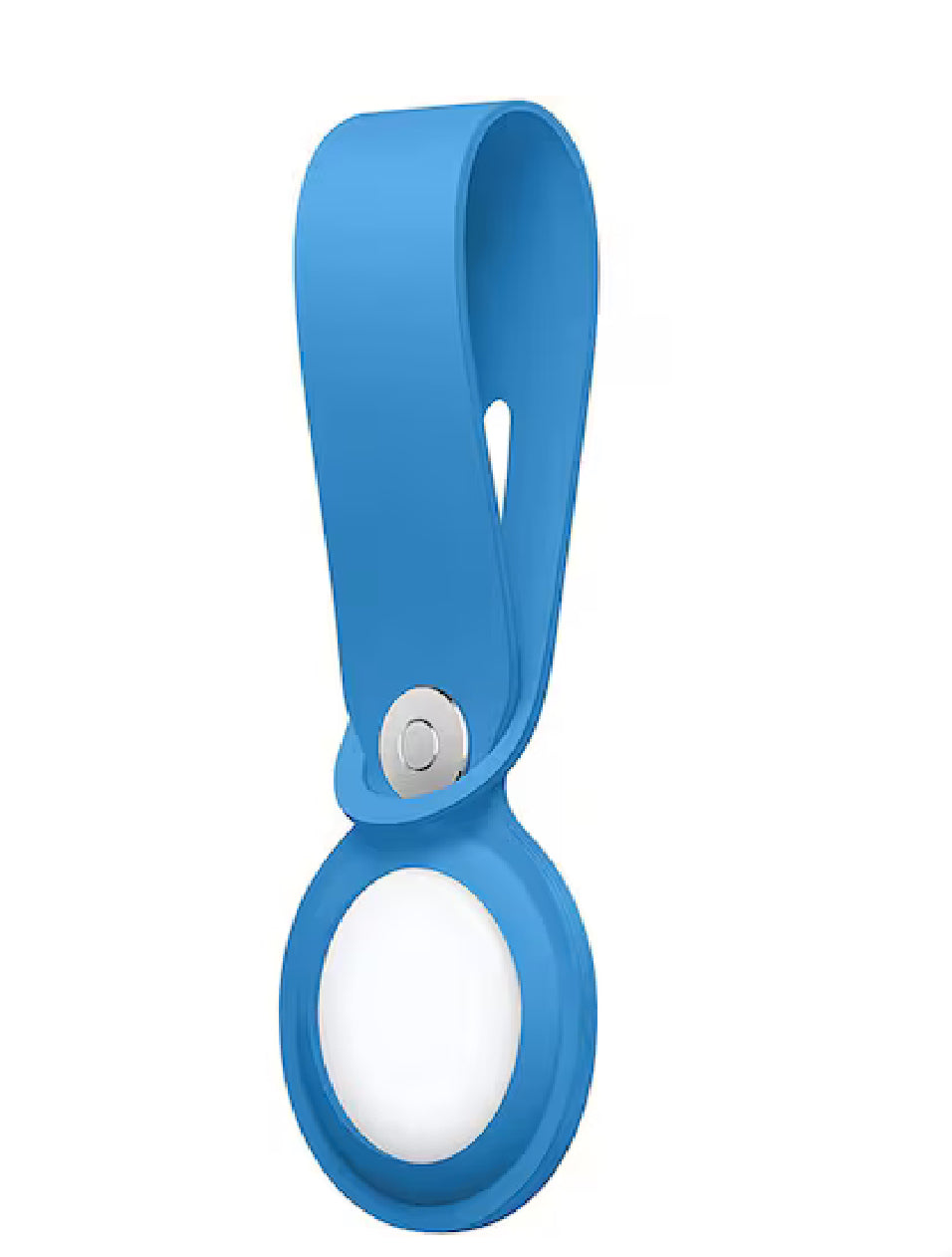 Apple AirTag Loop de Cuero Café & Azul