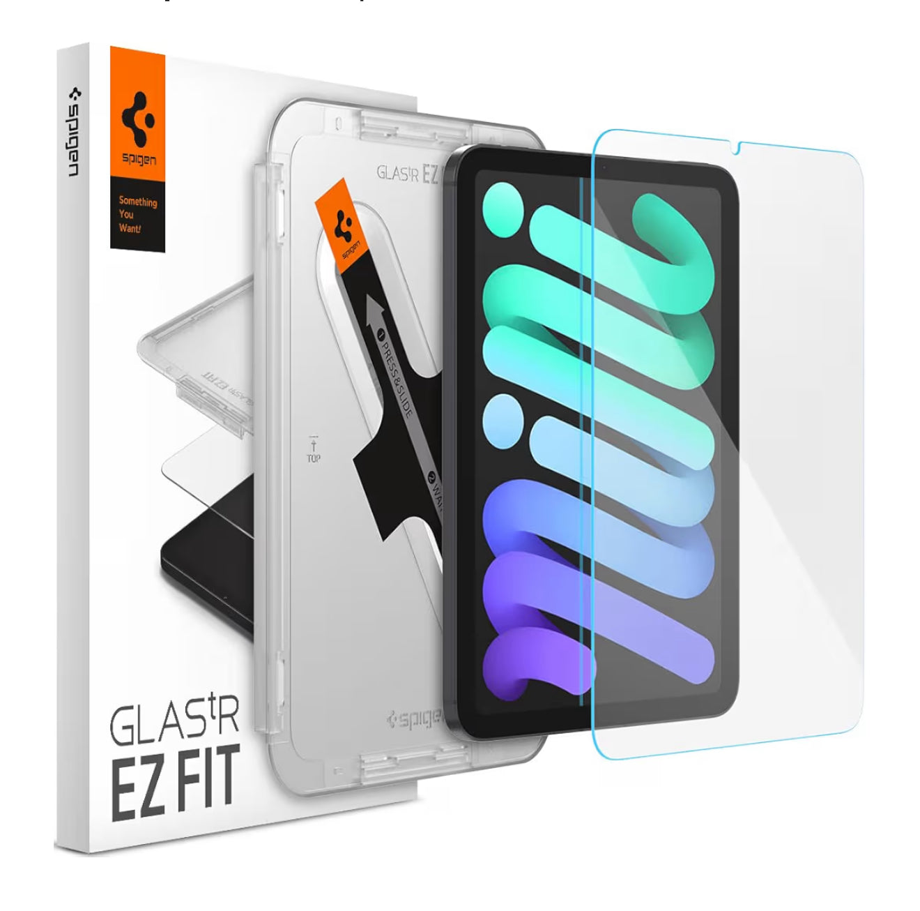 Spigen Vidrio Templado de iPad mini 2024 - 7 Gen/A17 Pro 2021 - 6 Gen
