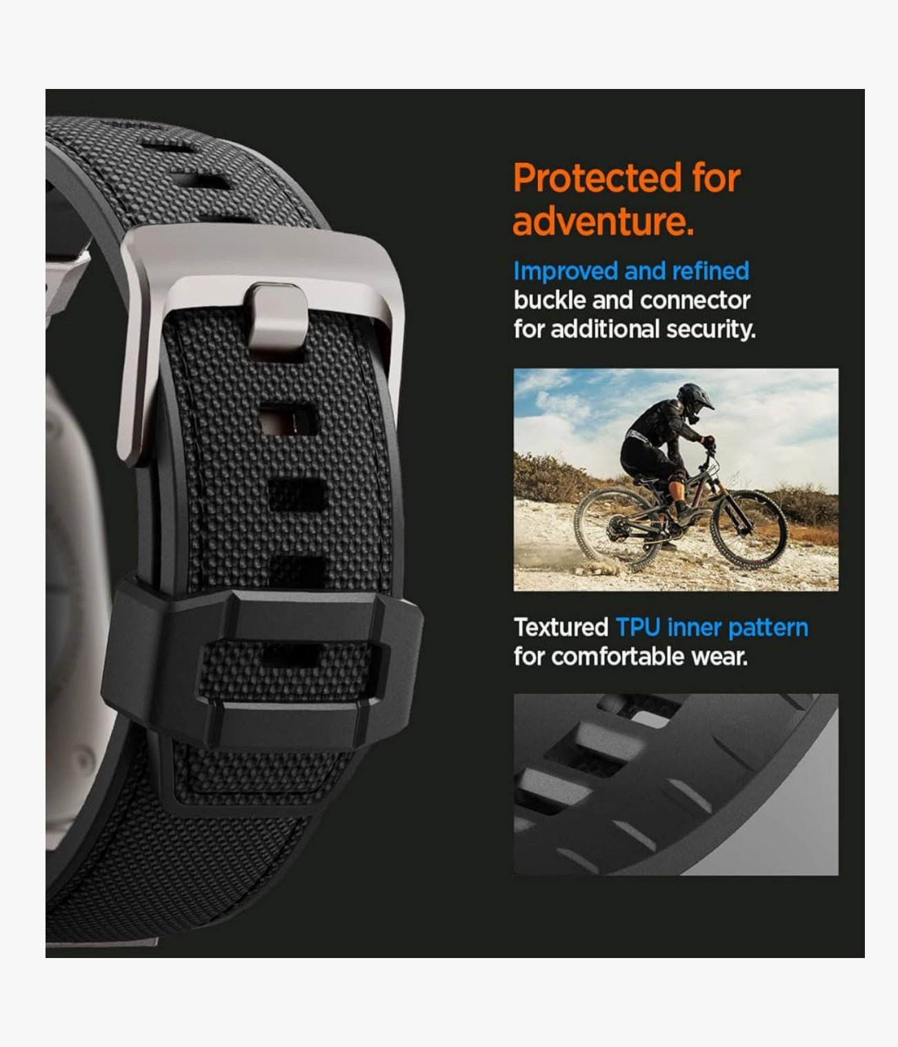 Spigen Banda de Apple Watch Titanio Serie (49/45/44/42 mm)