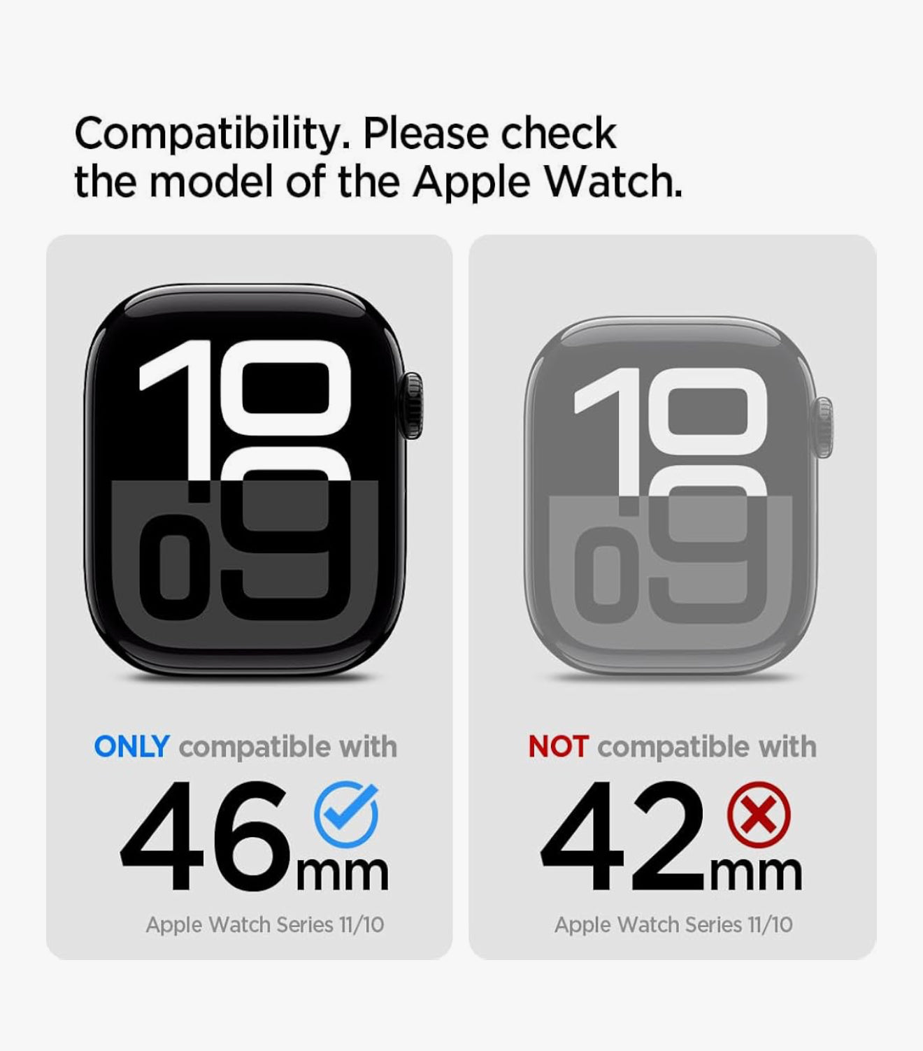 Spigen Lite Pro Banda + Cobertor de Apple Watch (46 mm) Azul