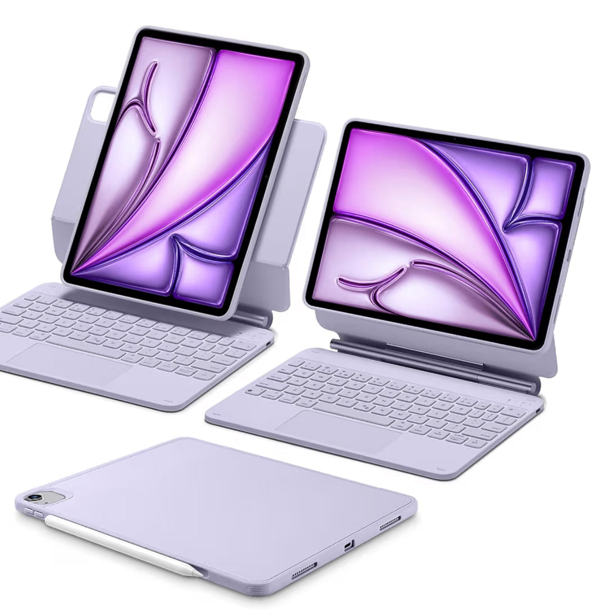 ESR - Cobertor protectora para iPad Air de 11 pulgadas con teclado (M2, 2024) y iPad Pro 11/Air de 5ª/4ª generación