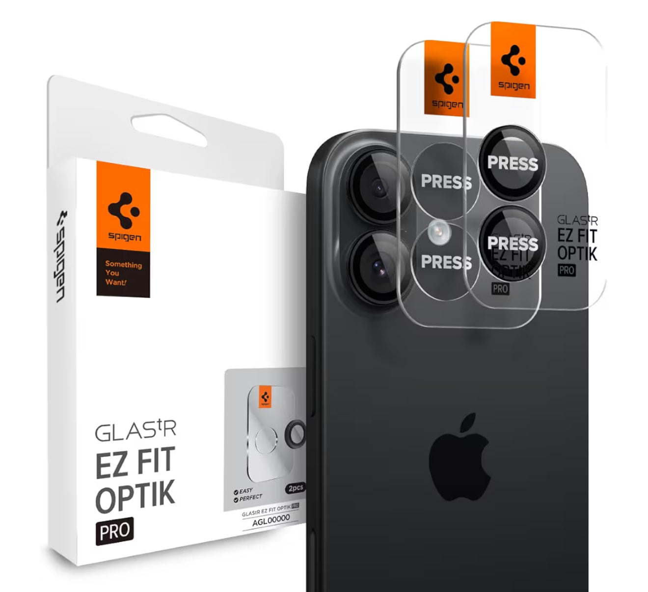 Spigen lentes para iPhone 17/16/16 Plus Color Negro