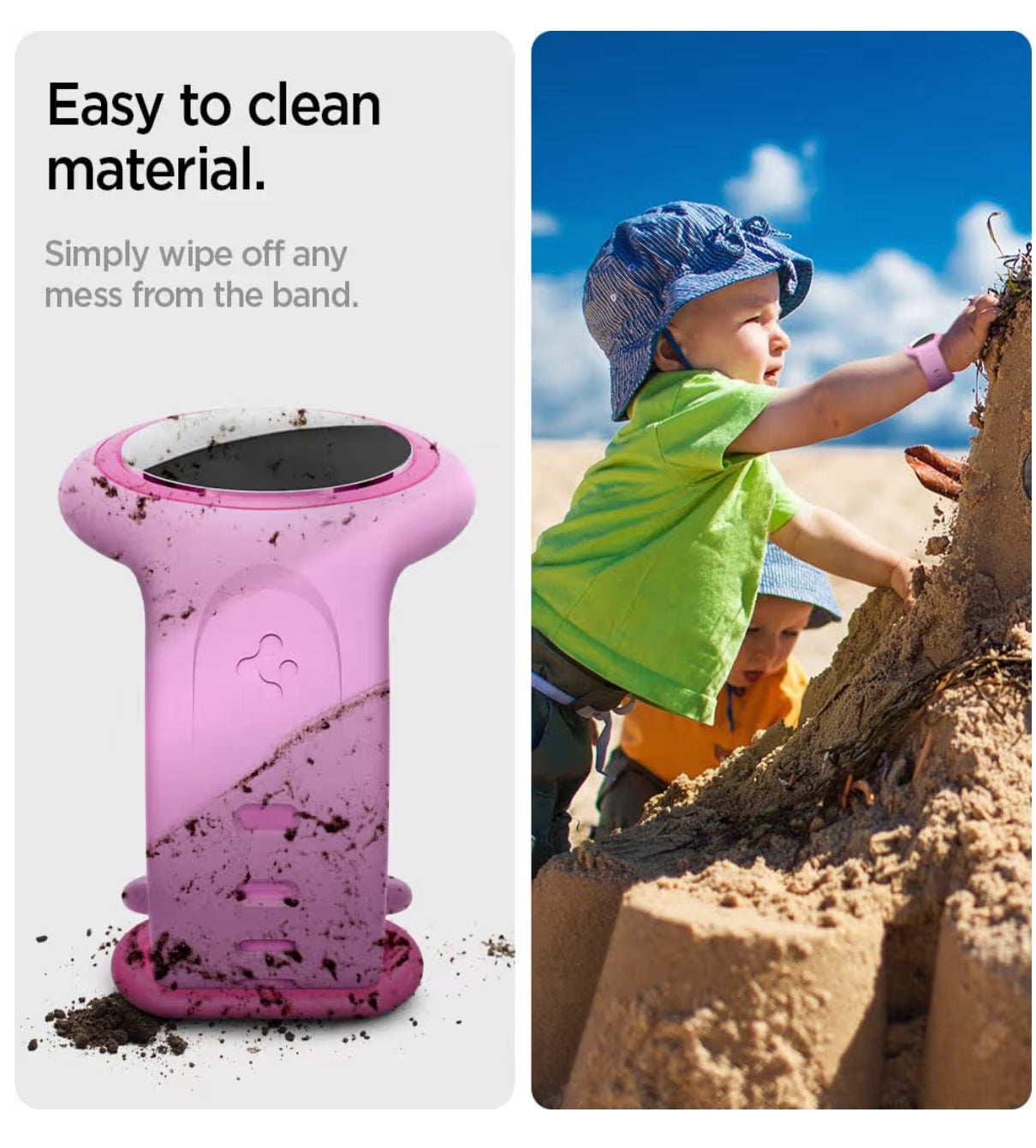 Spigen Brazalete para AirTag infantil de niño y niña