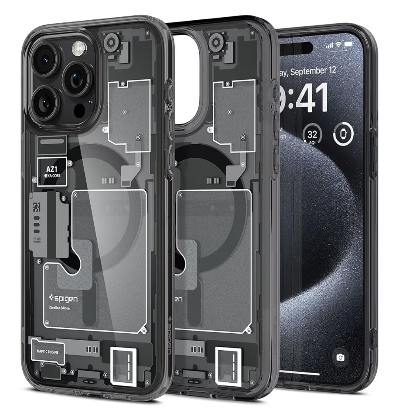 Spigen Ultra Hybrid cobertor de iPhone 15 Pro - Zero One