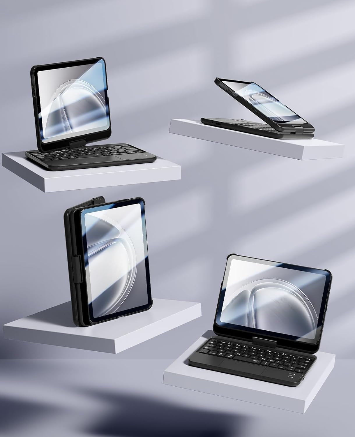 Green Law Funda de Teclado táctil con retro iluminación Para iPad Mini (7 Gen/6 Gen)