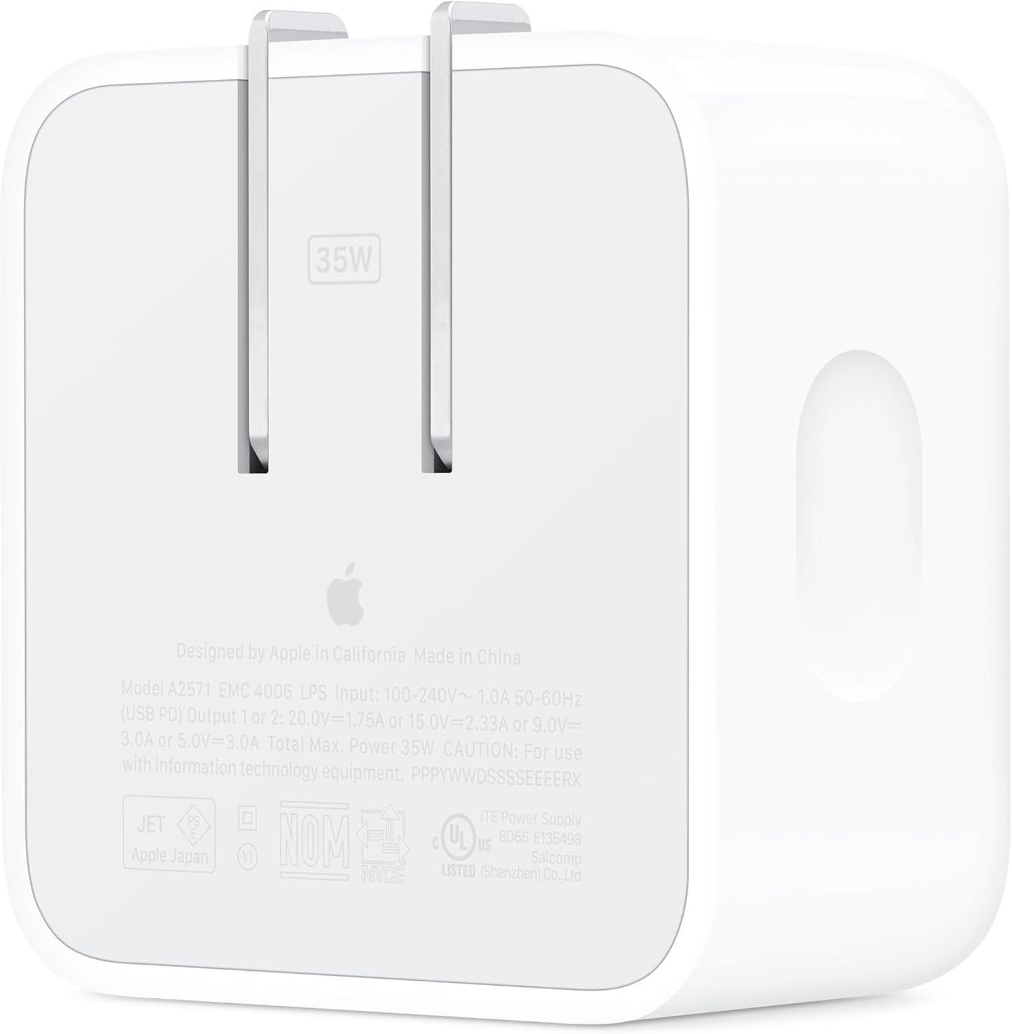 Apple Adaptador Dual 35 W USB-C Puerto