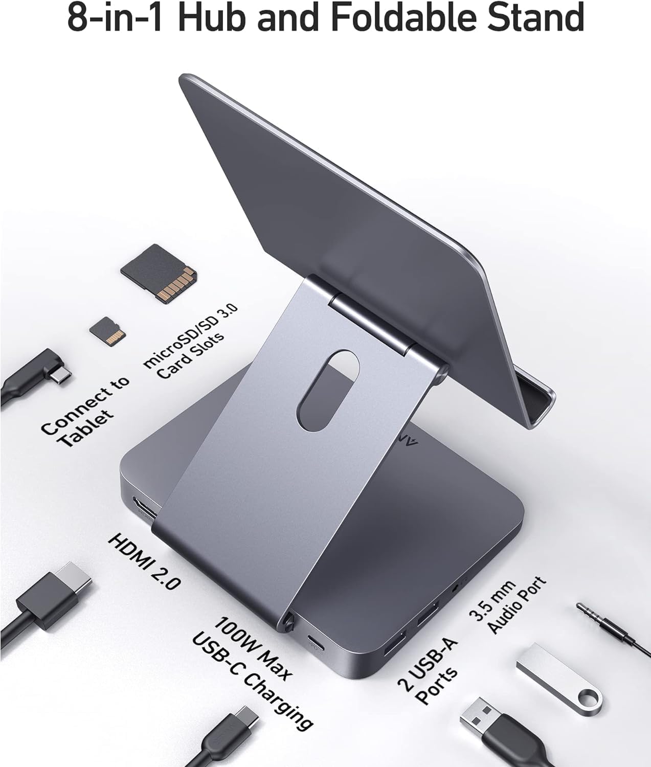 Anker Distribuidor USB-C para iPad (8 en 1)
