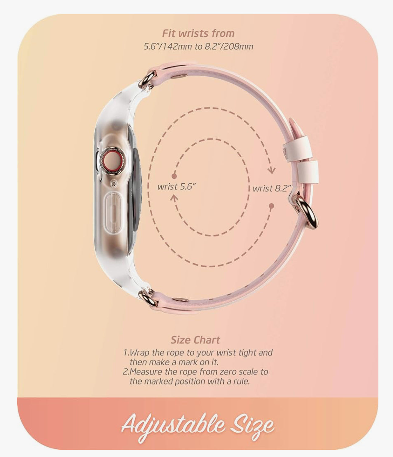 Banda Apple Watch Cosmo para 38 mm Cuero + TPU