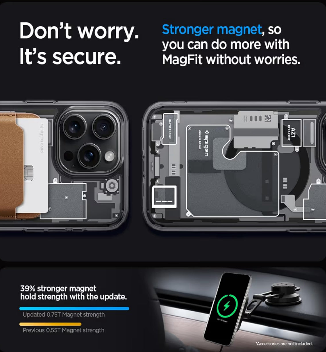 Spigen Ultra Hybrid cobertor de iPhone 15 Pro - Zero One