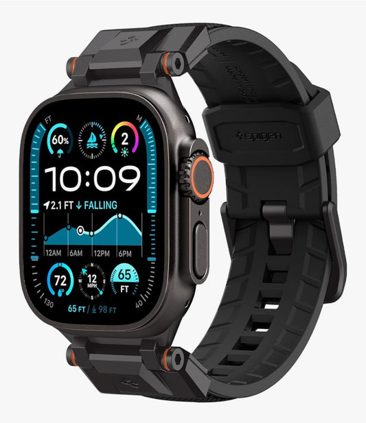 Spigen Banda Apple Watch Black Edition Serie (49/46/45/44/42 mm)