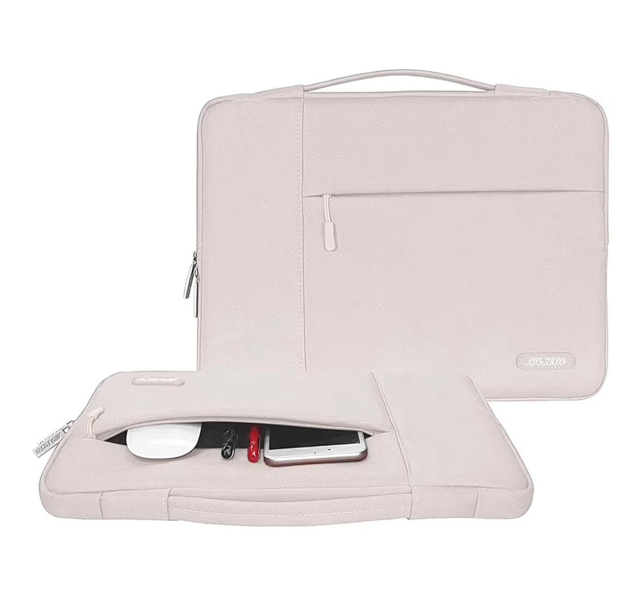 MOSISO 13-13.3 Pulgadas cobertor con MacBook Air 13/Pro14 M5 M4 M3 M2 M1 Chip MAX 2025-2021,Bolsa Maletín Multifuncional Poliéster