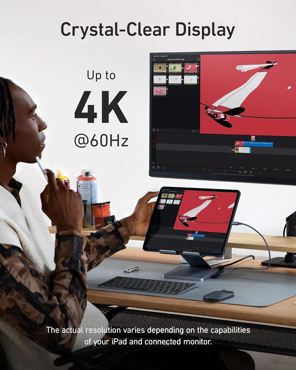 Anker Distribuidor USB-C para iPad (8 en 1)