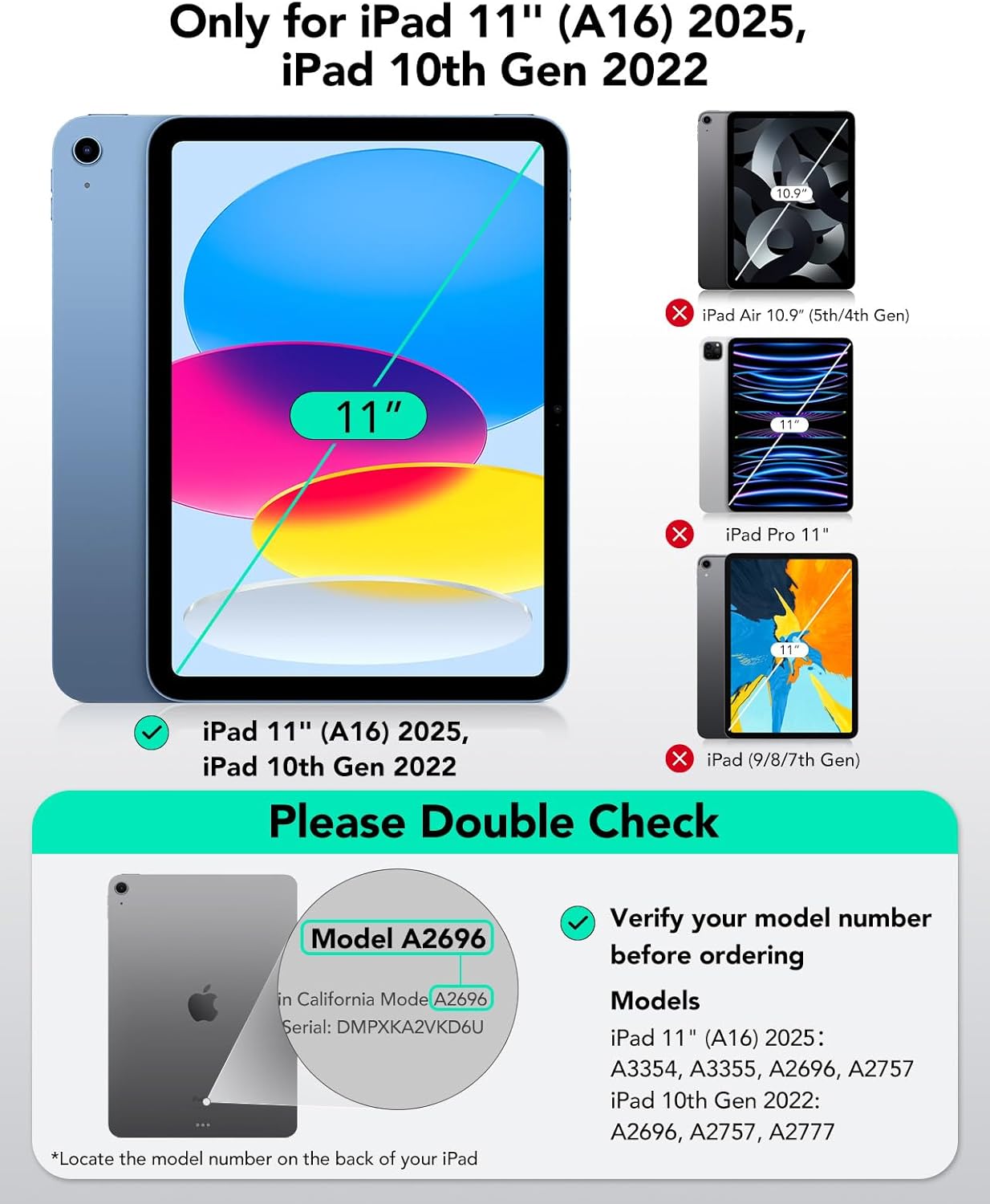 ESR Teclado magnetico para iPad A16 & iPad 10