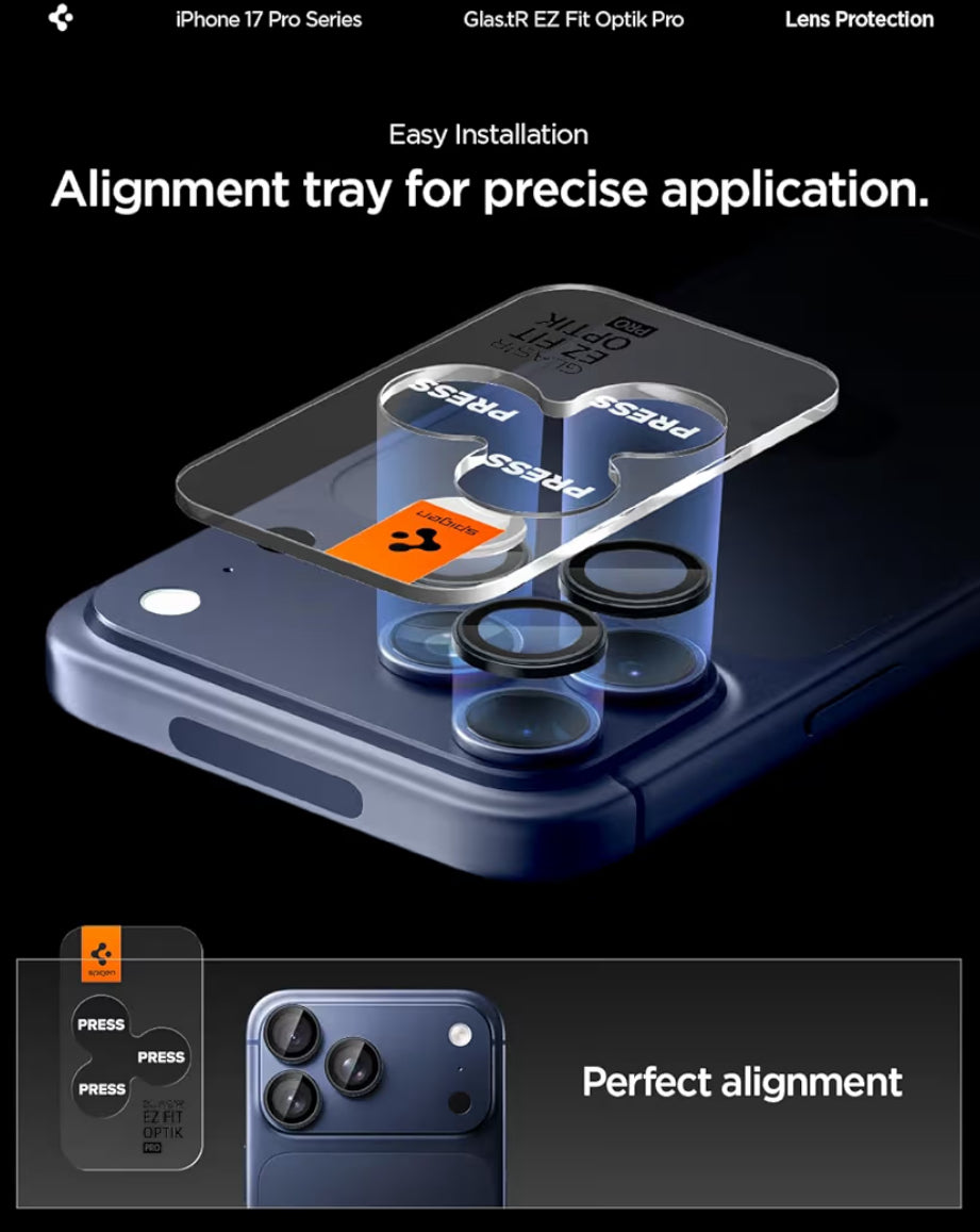 Spigen Lentes de iPhone 17/16/15/14 Pro Max - 17/16/15/14 Pro