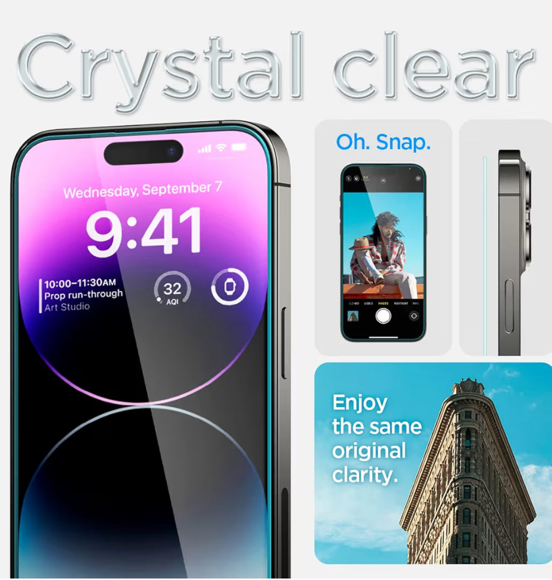 Spigen Vidrio Templado de iPhone 14 Pro Max