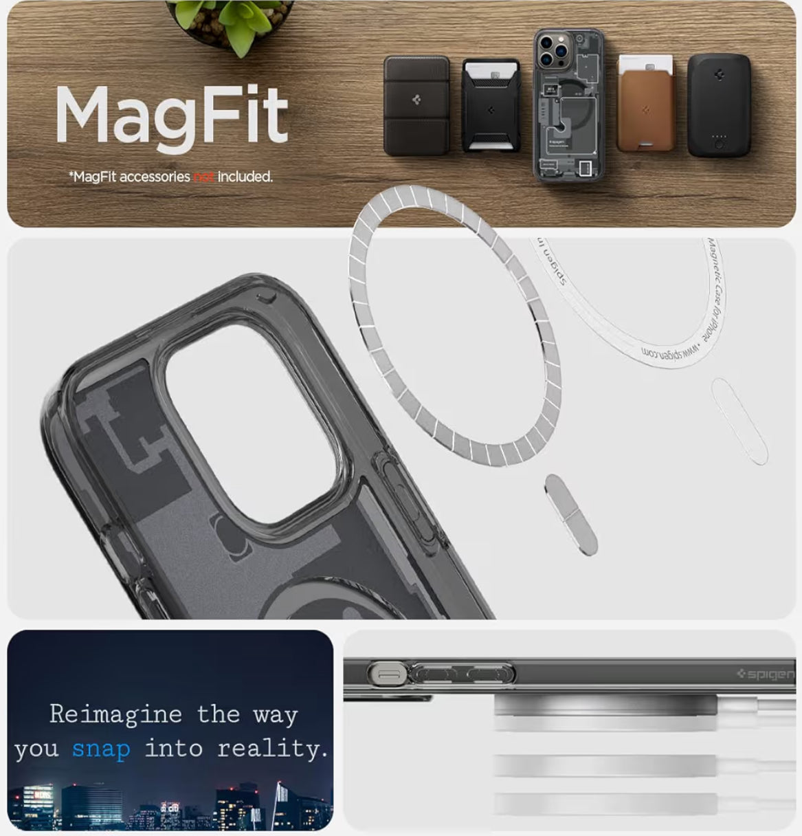 Spigen Ultra Hybrid cobertor de iPhone 13 Pro Max - Zero One