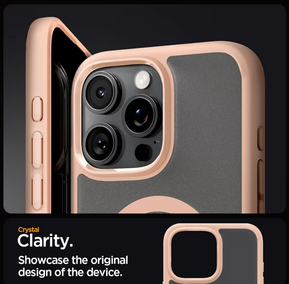 Spigen ultra Hybrid cobertor para iPhone 15 Pro Max - Transparente