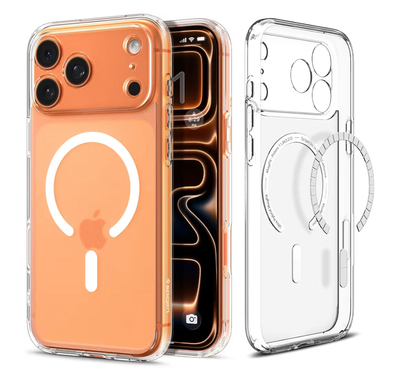 Spigen Ultra Hybrid cobertor de iPhone 17 Pro Max - Transparente